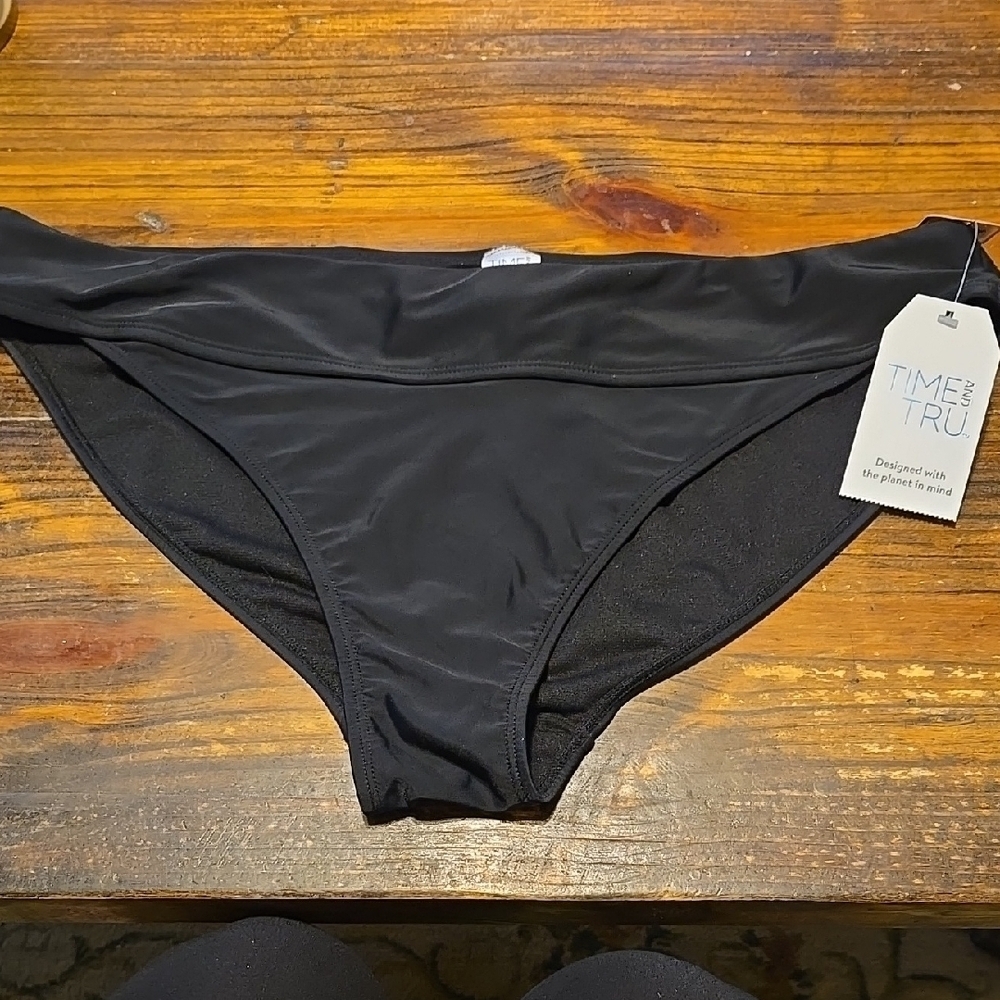 Women's Black Swim Bottom Size XL NWT